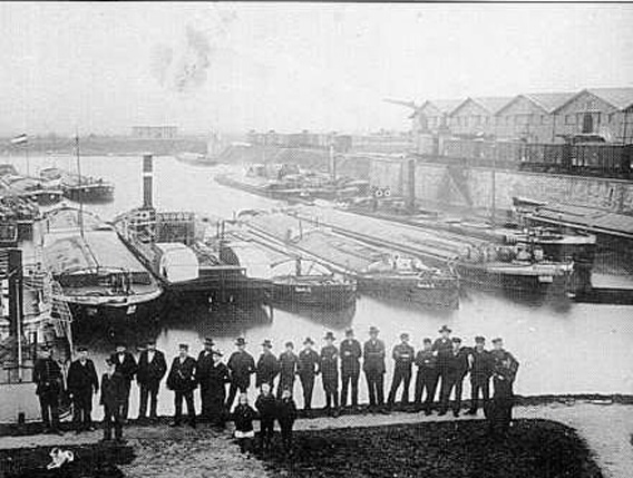 Eröffnung des Hafens 1895 Foto: YCK e.V. Kassel